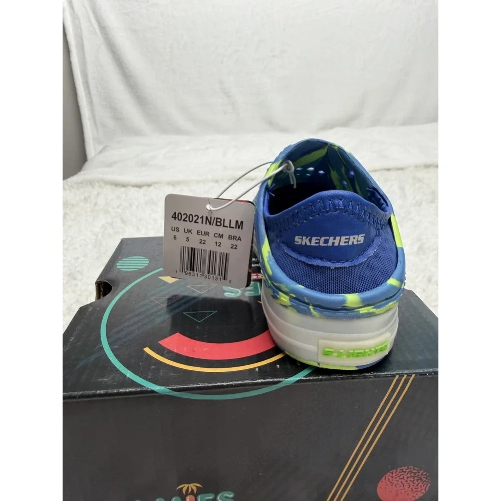 Skechers Foamies Toddler 6 Solar Beamz S Lights-Guzman New Water Shoes Summer